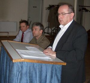 Josip bei der Mitgliederversammlung