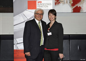 Frank-Walter Steinmeier und Stefanie Heil