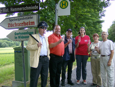 SPD Neckargartach feiert neue Bushaltestelle im Widmanstal